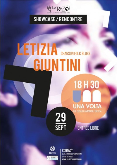Les showcases du Rézo avec Letizia Giuntini