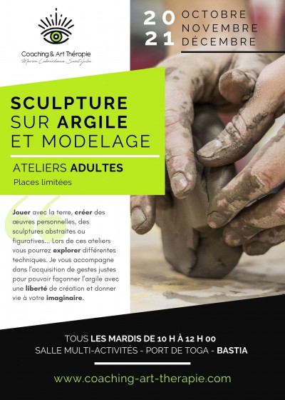 Atelier Sculpture Argile - Cycle statuette et objets zen - Coaching & Art Thérapie - Port Toga - Bastia