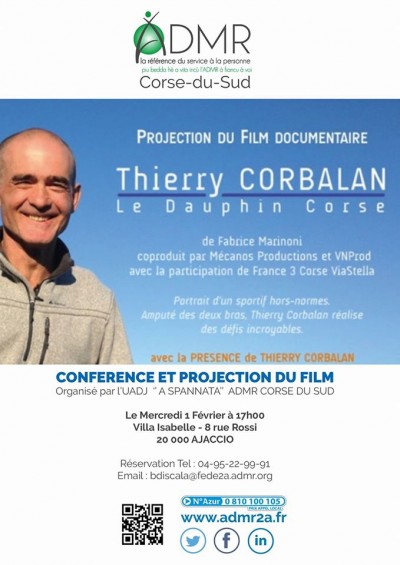 Projection du film documentaire Le Dauphin Corse