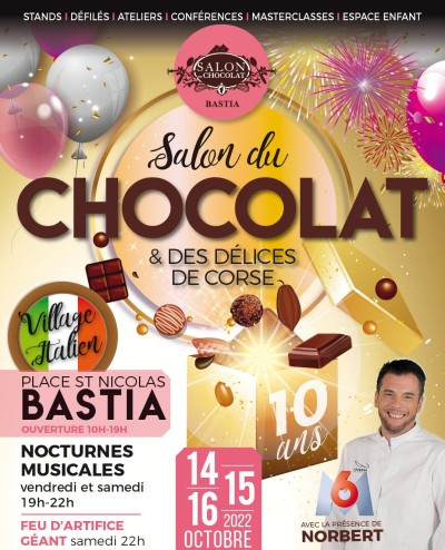10ème Salon du chocolat & des délices de Corse - Place Saint Nicolas - Bastia