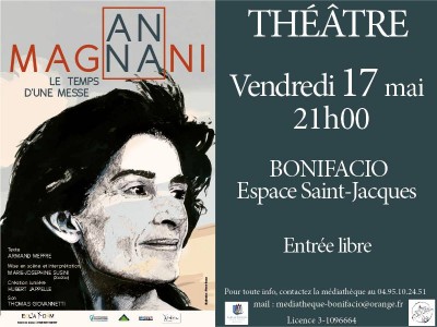 Anna Magnani - Le temps d’une messe - Zouzou Susini - Espace Saint Jacques - Bonifacio