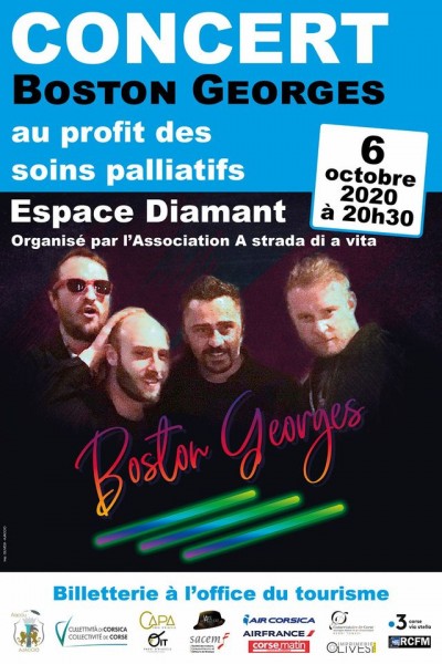 Boston Georges - Concert au profit des soins palliatifs - Espace Diamant - Ajaccio