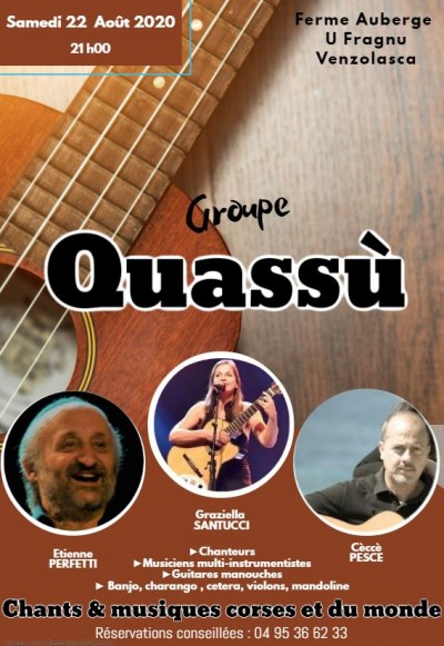 Quassù en concert - Ferme Auberge U Fragnu - Venzolasca