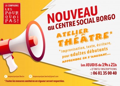 Atelier Théâtre - Les pourquoi pas Bastia - Centre social - Borgo