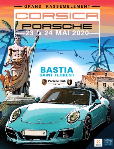 Grand rassemblement - Porsche Club Corse - Place Saint Nicolas - Bastia