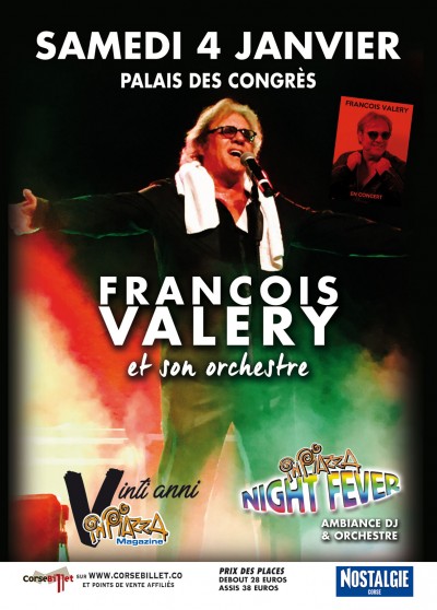 François Valery et son orchestre - Palais des Congrès - Ajaccio
