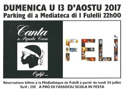 Canta U Populu Corsu & FELI en concert à Folelli