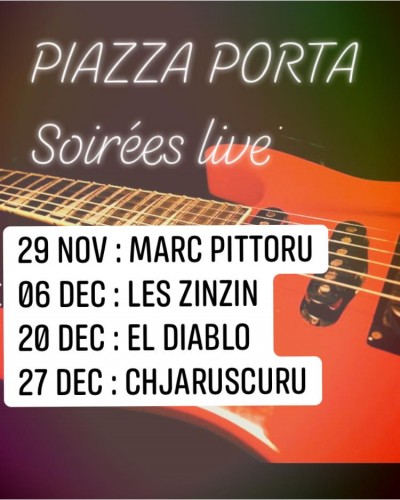 Soirées Live - Les Zinzin - Brasserie Piazza Porta - Sartène