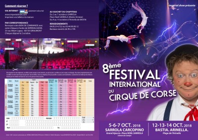 La 8ème édition du festival international du cirque de Corse vous donne rendez-vous à Sarrola Carcopino