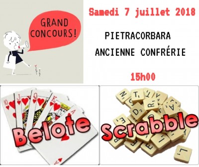 Grand concours de Scrabble et belote