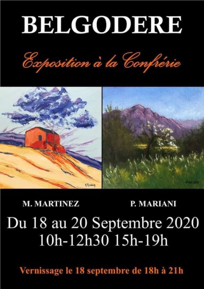 Expositions à la Confrérie - M. Martinez & P. Mariani - Belgodère