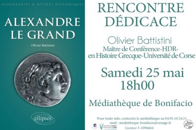 Rencontre littéraire avec Olivier Battistini - Médiathèque de Bonifacio