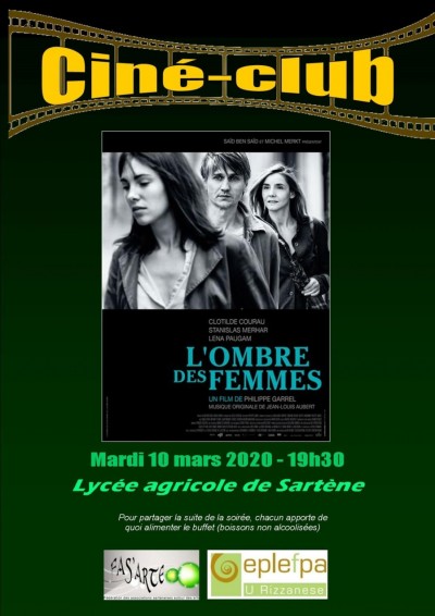 Ciné club - L'ombre des femmes - Lycée agricole - Sartène