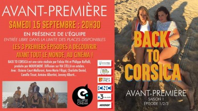 Avant-première Back to Corsica - Ellipse Cinéma - Ajaccio