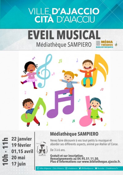 Eveil musical - Médiathèque Sampiero - Ajaccio
