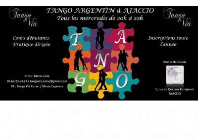 Pratique du mercredi de Tango Via - Tango argentin - Ajaccio