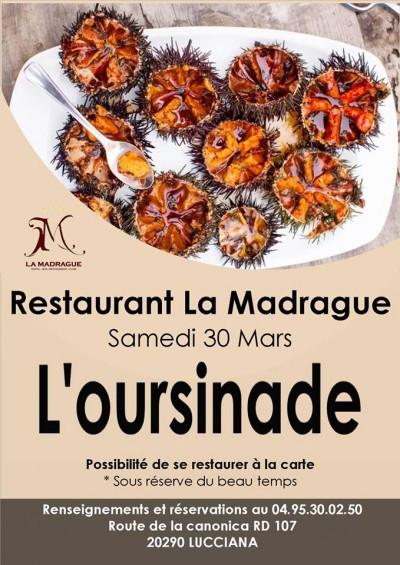 Oursinade - Restaurant La Madrague - Lucciana