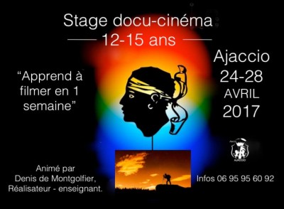 Stage Docu-cinéma à Ajaccio - 12-15 Ans