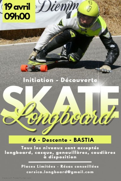 Découverte - Initiation Longboard Skate #6 - Descente - Bastia