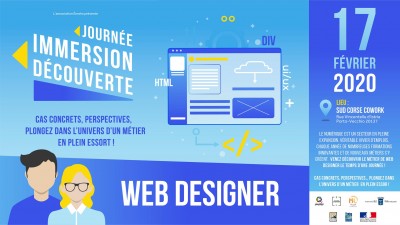 Le métier de Webdesigner - Immersion et découverte - Sud Corse Cowork Porto-Vecchio