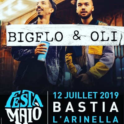 Bigflo Et Oli en concert - Festival Festa Maiò - Plage de l'Arinella - Bastia