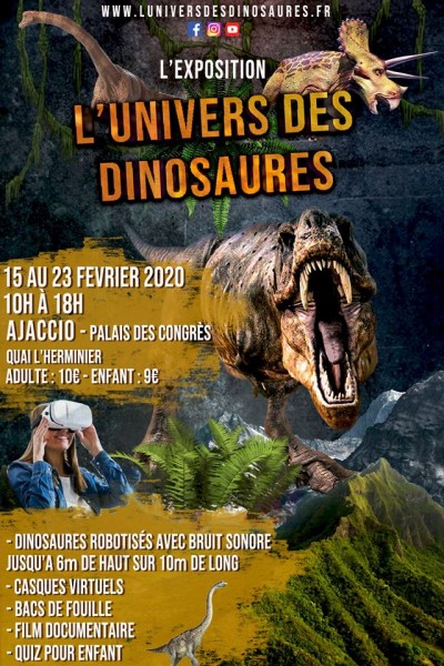 L'univers des dinosaures - Palais des Congrès - Ajaccio