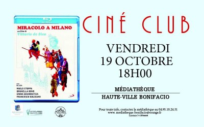  Ciné Club - Miracolo A Milano - Bonifacio - Annulé