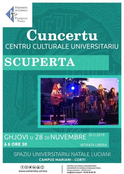 Concert - Spaziu universitariu Natale Luciani - Corte