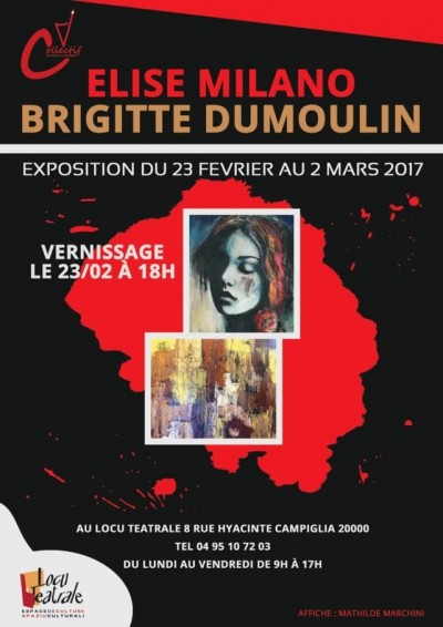 Exposition Des Artistes Elise Milano Et Brigitte Dumoulin