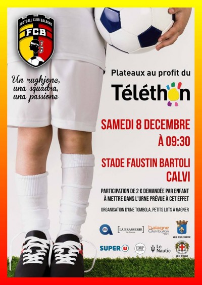 Football Club Balagne - Plateaux au profit du Téléthon - Calvi
