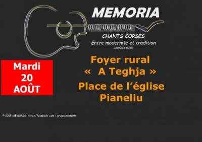 Memoria en concert à Pianellu
