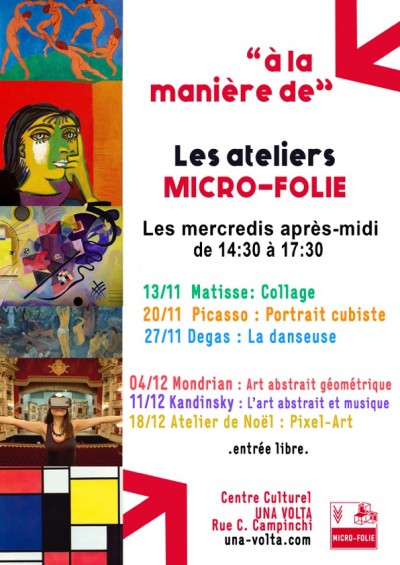 Atelier de Noël - Les Ateliers Micro-Folie - Centre culturel Una Volta - Bastia