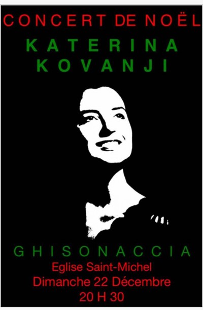 Katerina Kovanji - Concert de Noël - Ghisonaccia