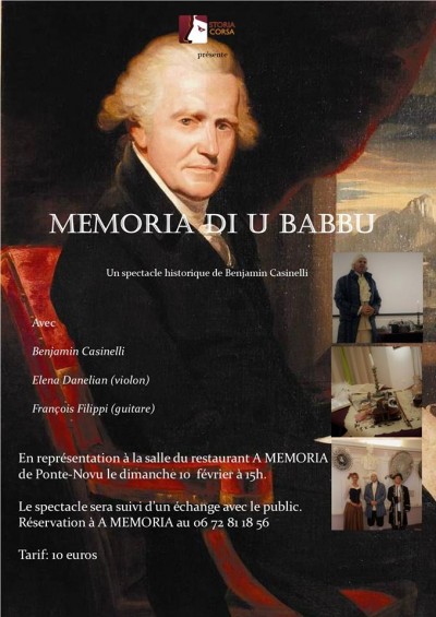 Memoria di U Babbu - Storia Corsa - Restaurant A Memoria - Ponte Novu