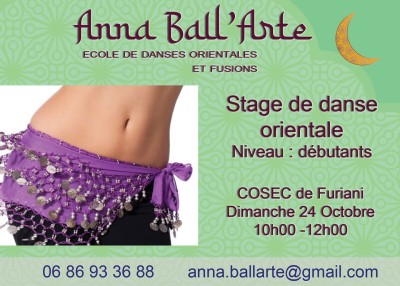 Stage de danse orientale - Anna Ball'arte - COSEC de Furiani
