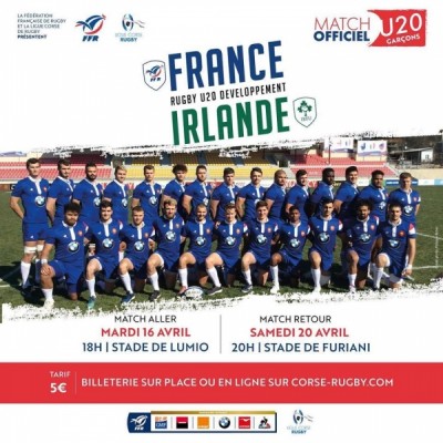 Rugby - France - Irlande match retour - Stade de Furiani
