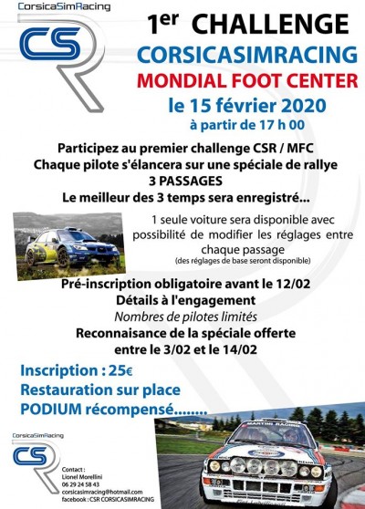 Challenge CSR - MFC - CSR Corsicasimracing Bastia