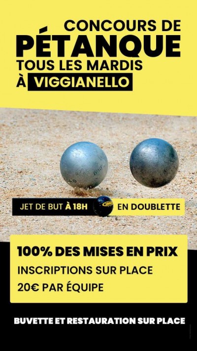 Concours de boules en doublette - A Bucciata Vighjaninca - Viggianello
