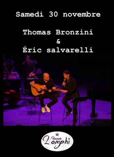 Thomas Bronzini et Eric Salvarelli - Brasserie L'amphi - Bastia