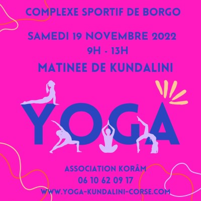 Stage de Kundalini Yoga - Association Kôram - Complexe sportif - Borgo