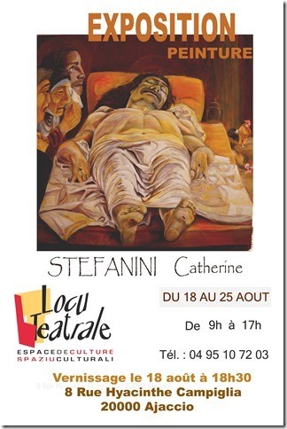 Exposition de peinture  de l’artiste  Catherine Stefanini