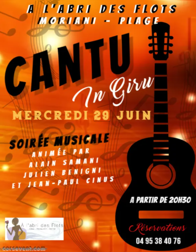 Soirée Musicale - Cantu in giru - A L'abri Des Flôts - Moriani-Plage