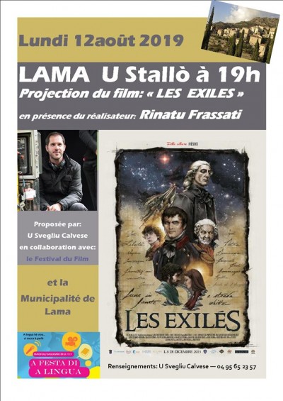 Les Exilés - Rinatu Frassati - Festa di a Lingua - U Svegliu Calvese - Festival du Film - Lama