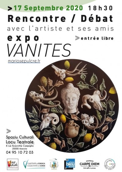 Rencontre autour de l'exposition Vanités - Mario Sepulcre - Spaziu Locu Teatrale - Ajaccio