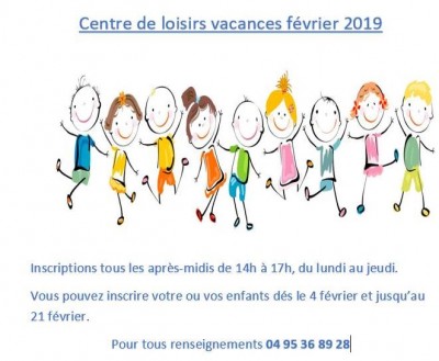 Vacances Février 2019 - Association du Fium'Altu - Centre social de Folelli