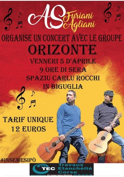 Orizonte en concert - A.S Furiani Agliani - Espace Charles Rocchi - Biguglia