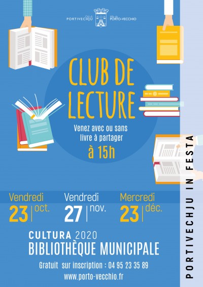 Club de lecture - Association Kimamori - Bibliothèque municipale - Porto-Vecchio