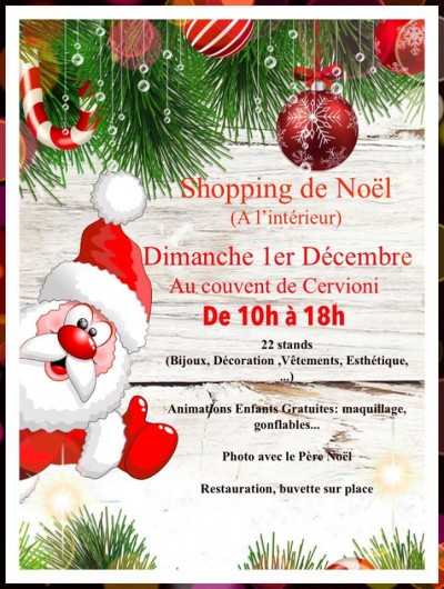 Shopping Noël 2019 - Association Angel even's - Cervioni