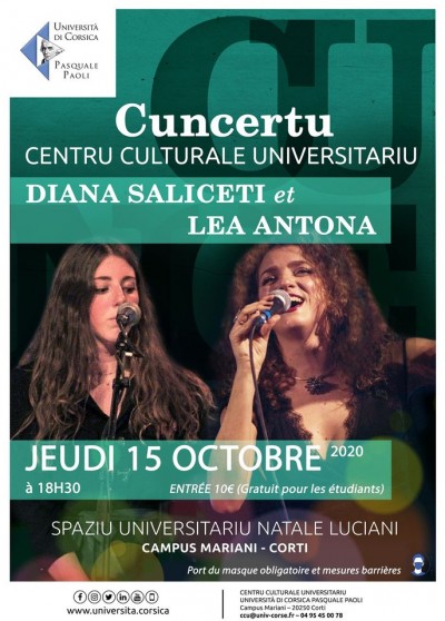 Lea Antona & Diana Saliceti - Spaziu Natale Luciani - Corté
