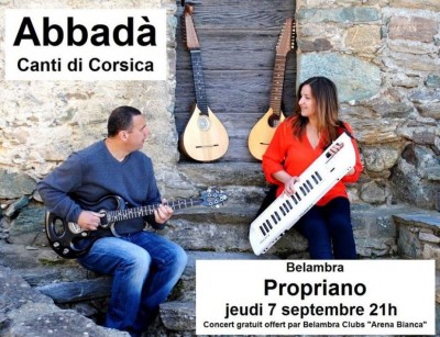 Abbadà Canti Di Corsica en concert au Belambra